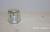 Un mignon petit pot de LED (tourner sur et en dehors en le tournant!) nommé draailampje