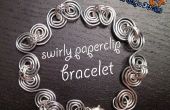Swirly Paperclip Bracelet