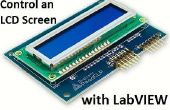 Écran LCD de contrôle avec LabVIEW