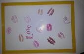 Bricolage simple et sticker art/dortoir artisanat/lipstic