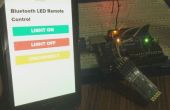 Télécommande LED contrôlé en utilisant Bluetooth HC-05, Arduino et Téléphone Mobile App