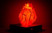 Impulsions détection lampe facettes cœur