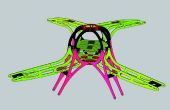 Quadcopter ossatures (fibre de verre). 