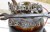 Électrolyse rouille Removal - DIY tutoriel