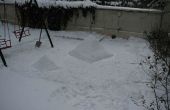 Faire des « pyramides de Gizeh » de neige