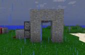 Porte secrète mur Minecraft
