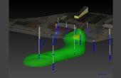Visualisation 3D d’un panache d’eau souterraine