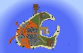 L’île volcan Minecraft