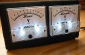 VU-mètre analogique et horloge (Arduino alimenté)