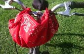 Furoshiki pratique: À l’aide d’un foulard comme un porte-vélo guidon