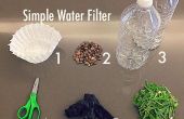 Filtre à eau simple