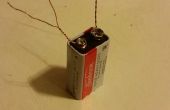 Câblage de batterie de 9 volts pour tester un ventilateur du condenseur