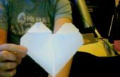 Comment faire un origami coeur