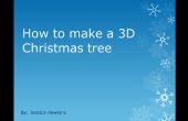 Comment faire un arbre de Noël papier 3D