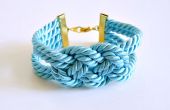 Bracelet bracelets-simple corde nouée bricolage corde