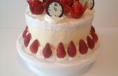 Gâteau à la crème aux fraises (instructables.com Happy New Year!) 