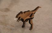 Dinosaures en carton Lasercut
