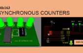 3D 4 bits synchrone Counter - Multisim