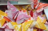 Recyclé Candy Wrapper Origami papillons