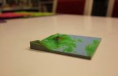 3D Printing modèles des paysages (topologie, montagnes, etc.). 