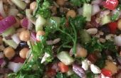 Salade grecque de Farro (vegan en option) d’été