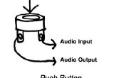 Comment connecter un bouton poussoir avec Audio Input et Output