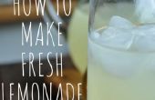 Comment faire la limonade fraîche