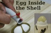 Gadget pour brouiller les œufs à l’intérieur de leur coquille