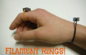 Faire des bagues et des Bracelets avec reste 3D-imprimante Filament
