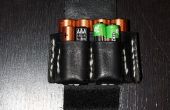 [modifier] CEINTURE batterie titulaire de vieux cuir WALLET