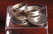 Cómo hacer un anillo de plata de 25 centavos (de un quart americano)