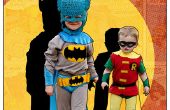 Costumes de bricolage classique Batman et Robin Kids'