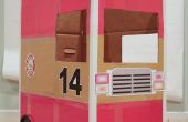 Tutoriel : Bricolage en carton camion pompier