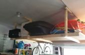 Espace de stockage supplémentaire d’étagères dans votre garage