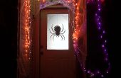 Halloween : silhouette d’araignée bon marché et facile de tomber