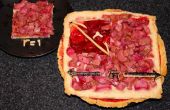 Quadrature du cercle fraise-rhubarbe tarte