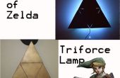 Legend of Zelda Triforce lampe