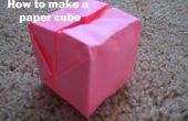 Comment faire un cube de papier