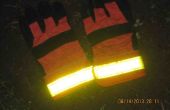 Haute-visibilité réfléchissantes gants pour vélo de nuit