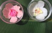 Réaliste à la recherche Sugarpaste fondant fleur (orchidée) sculpture
