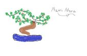 Doodle: un Bonsai, singe & peinture de chevalet. À l’aide de Microsoft Paint (vidéo)