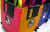 Boîte colorée de disquette
