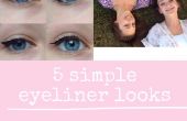 5 simple Eyeliner ressemble