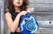 Bleu Freeform Crochet embrayage