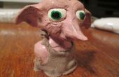Buste d’argile de Dobby l’elfe de maison
