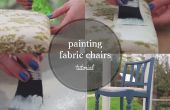Comment peindre une chaise en tissu