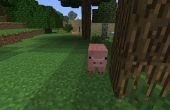 Rouler sur un cochon dans Minecraft