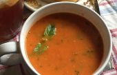 Rôti tomate basilic soupe