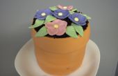Gâteau de Pot de fleurs