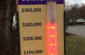 Éblouissante signe de collecte de fonds : 140 watts de Internet connecté LEDs